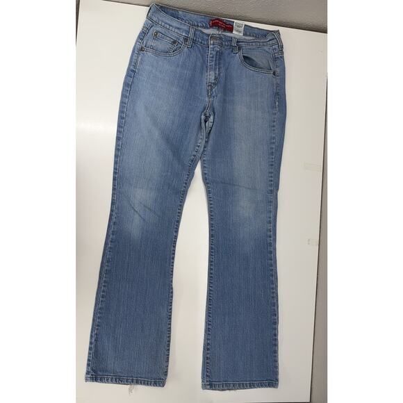 Levis Womens Jeans Size 10 Mis L 515 Nouveau Bootcut Denim Jeans - Picture 2 of 12